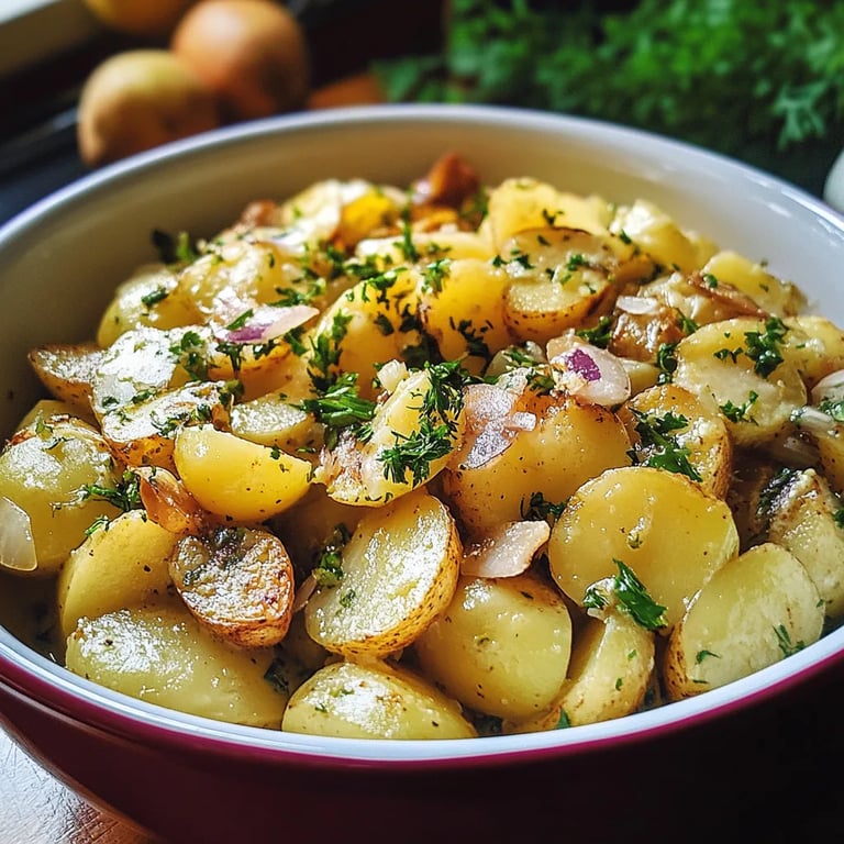 Kartoffelsalat mit Brühe – Omas unglaubliches Geheimrezept für 5 genussvolle Momente