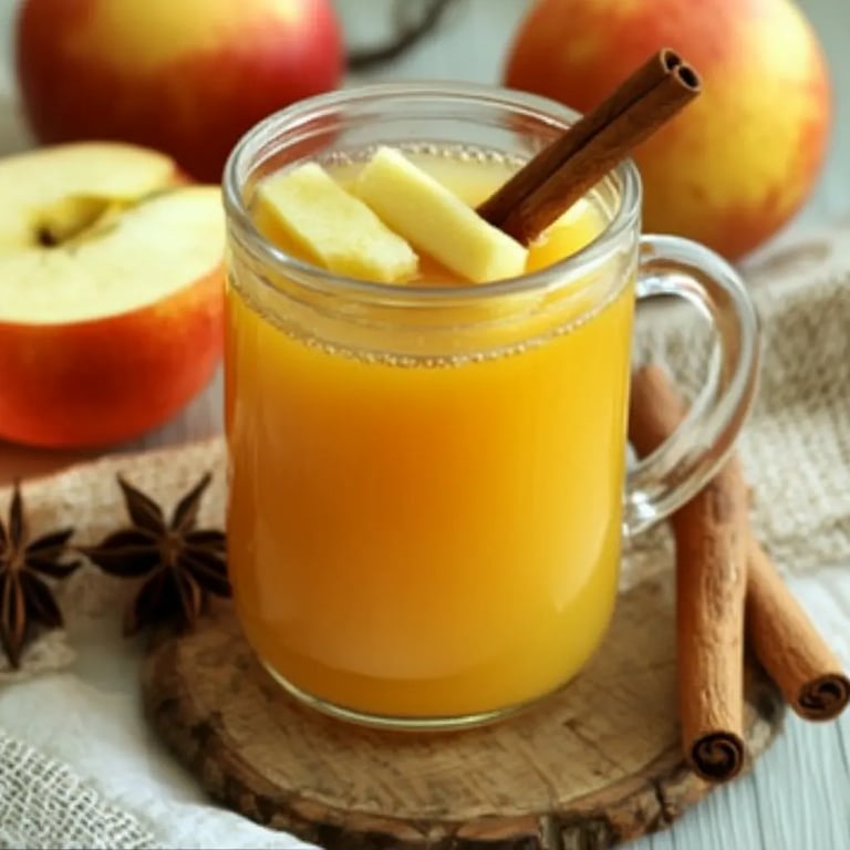 Apfelglühwein aus Apfelsaft