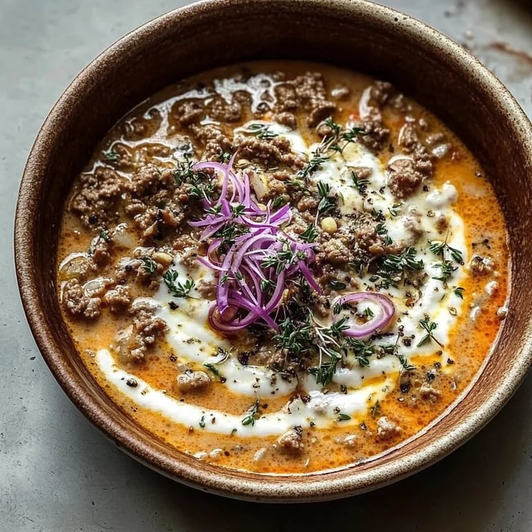 Griechische Kritharaki-Pfanne