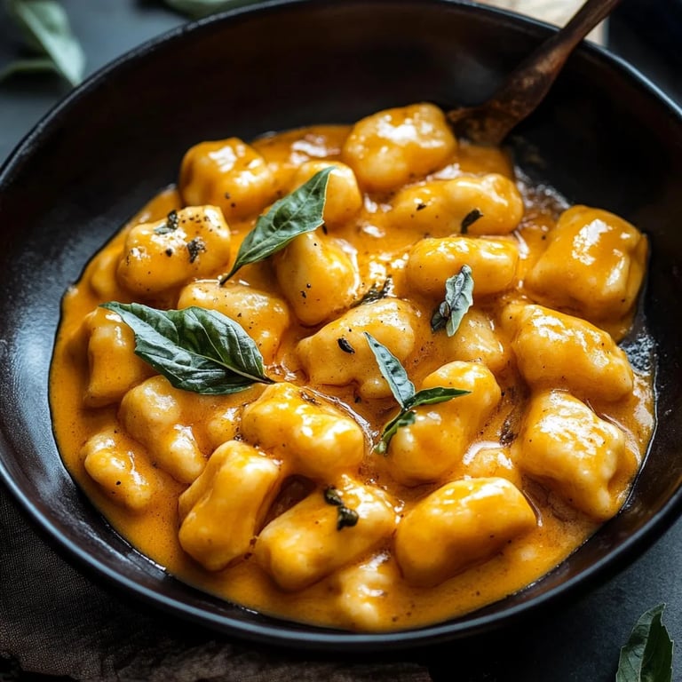 Creamy Pumpkin Gnocchi