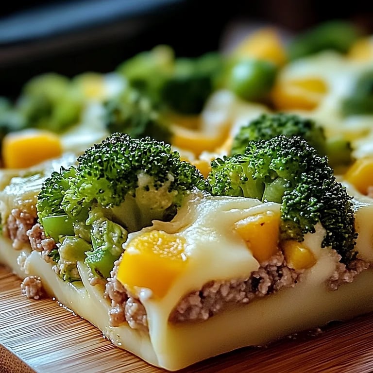 Brokkoli-Hackfleisch-Auflauf