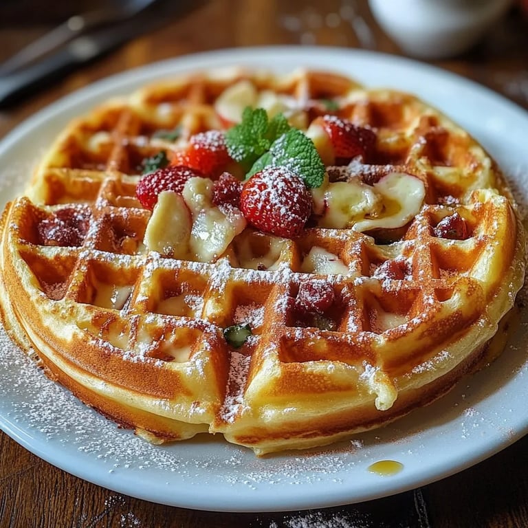 Herzhafte Pizza Waffeln