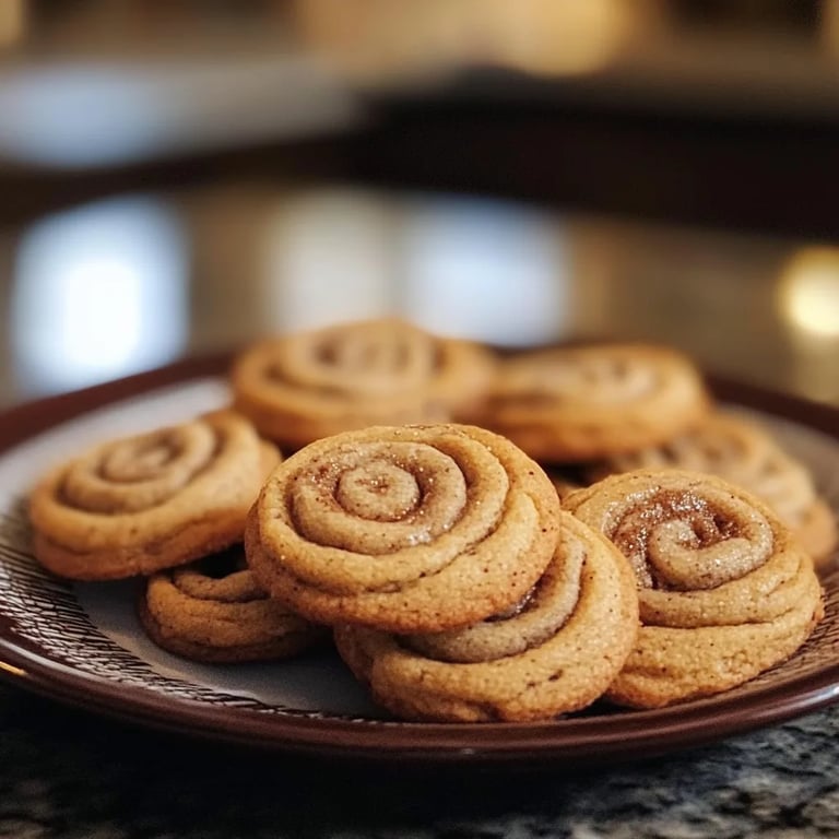ZIMTSCHNECKENPLÄTZCHEN
