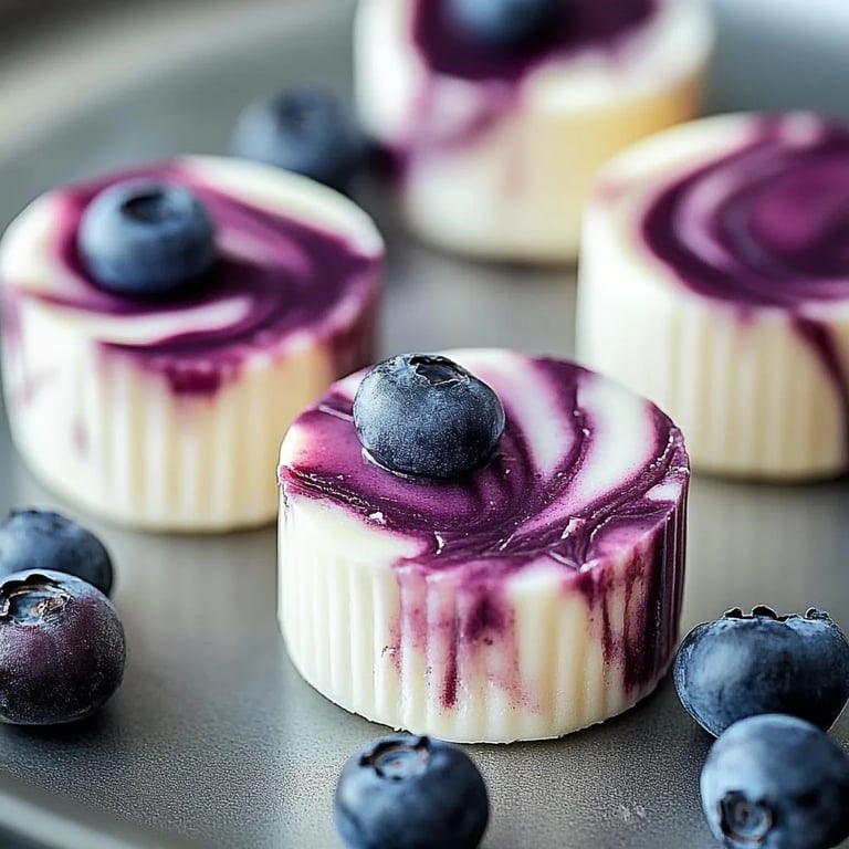 Blaubeer-Joghurt-Häppchen