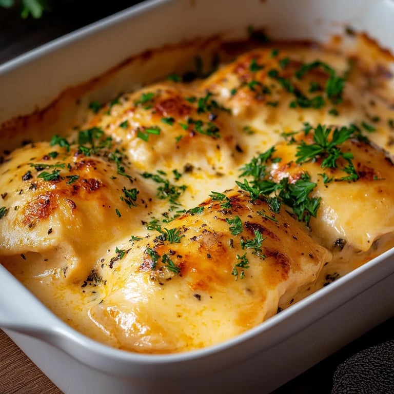 Hähnchenbrust in Frischkäse-Sauce