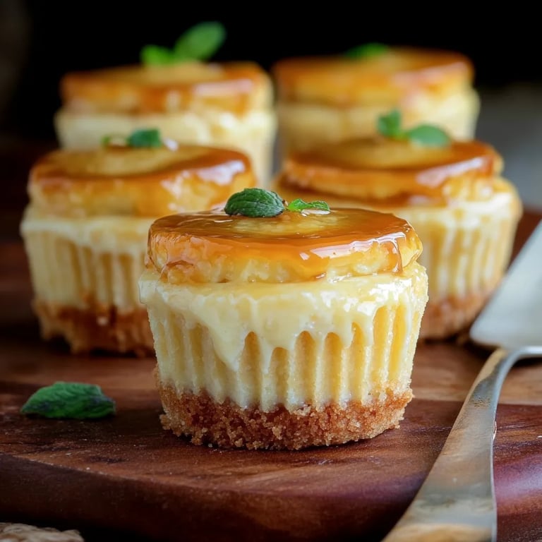 Salted Caramel mini Cheesecakes aus der Muffinform