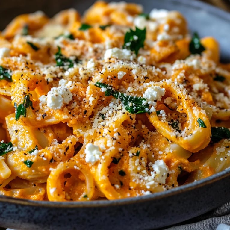 Pumpkin Pasta w/ Feta: An Incredible Ultimate Recipe to Delight