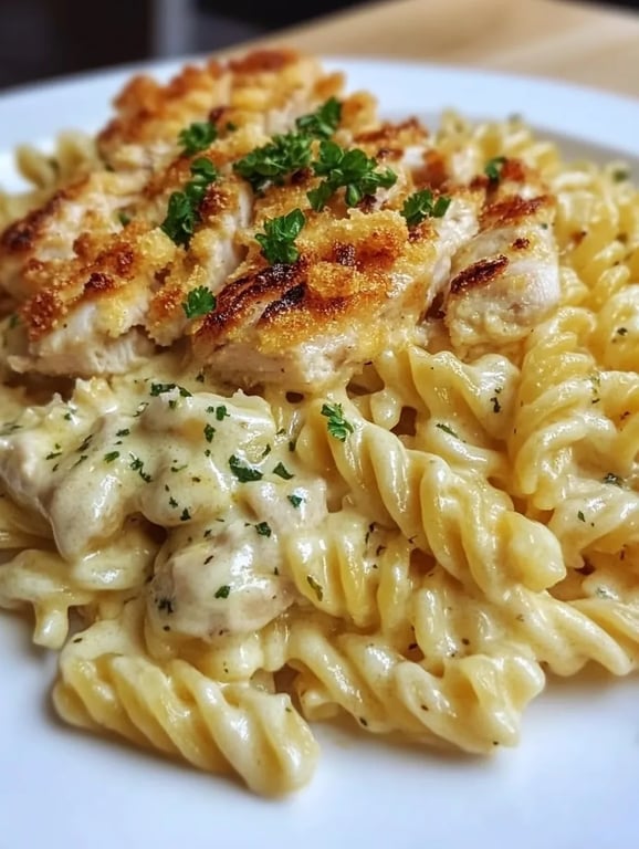 Creamy Garlic Parmesan Chicken Pasta