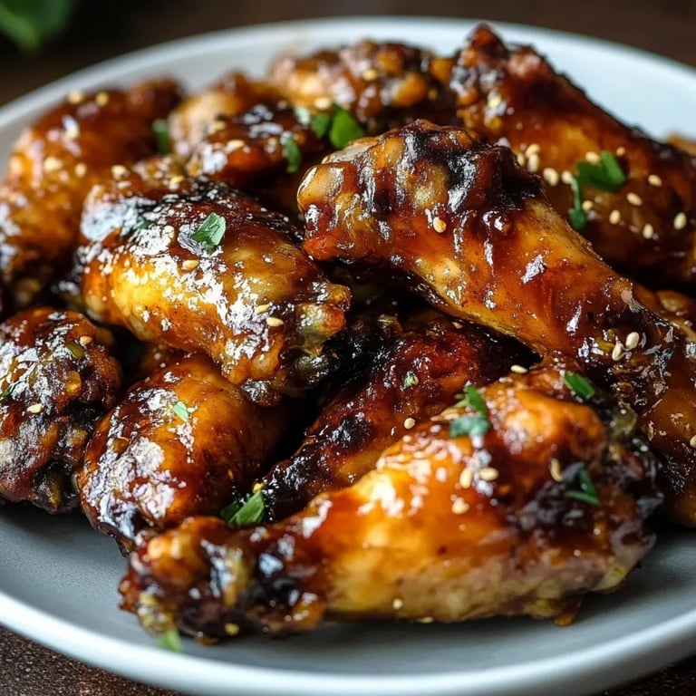 Sticky Pineapple-Teriyaki Chicken Wings