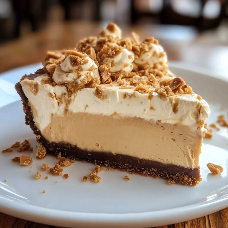 No-Bake Peanut Butter Pie