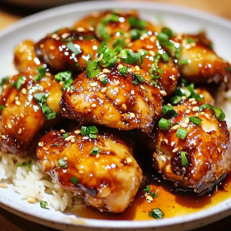 Honey Garlic Chicken Thighs