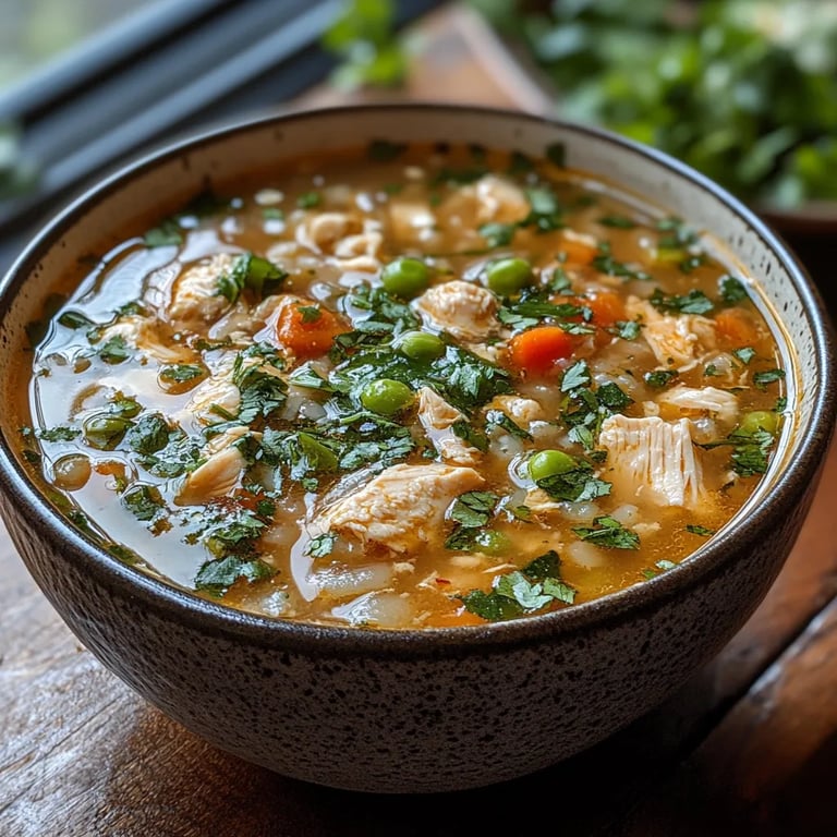 Sopa de Pollo con Jengibre, Lima y Arroz: Una Increíble Receta Esencial