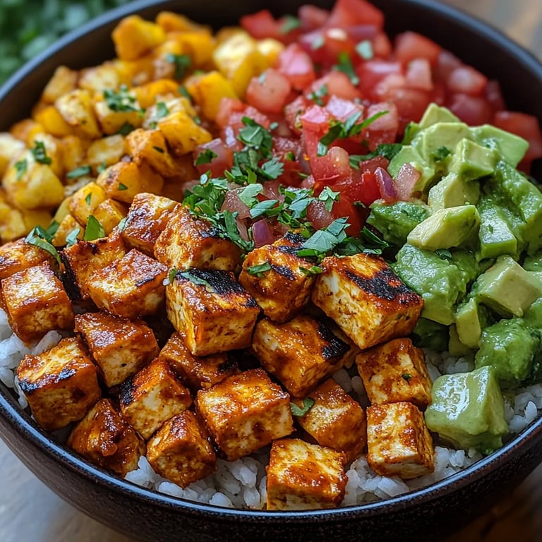 Bol de Burrito au Tofu Épicé Cuit au Four : Une Recette Incroyable Ultime