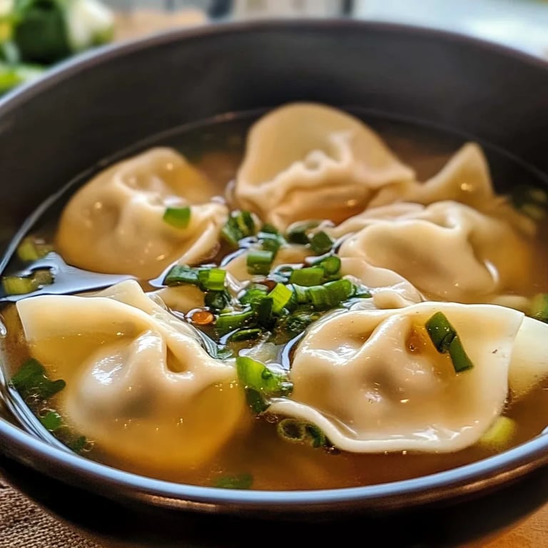 Easy Wonton Soup Recipe
