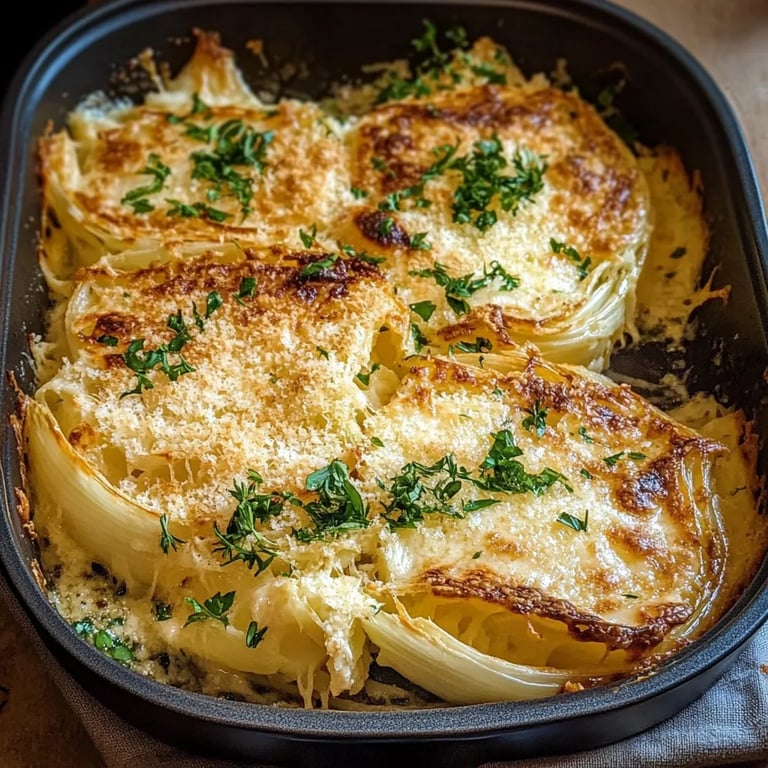 Gebackener Kohl mit Parmesan