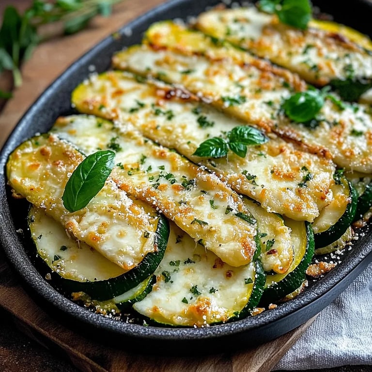 Käse-Zucchini-Steaks