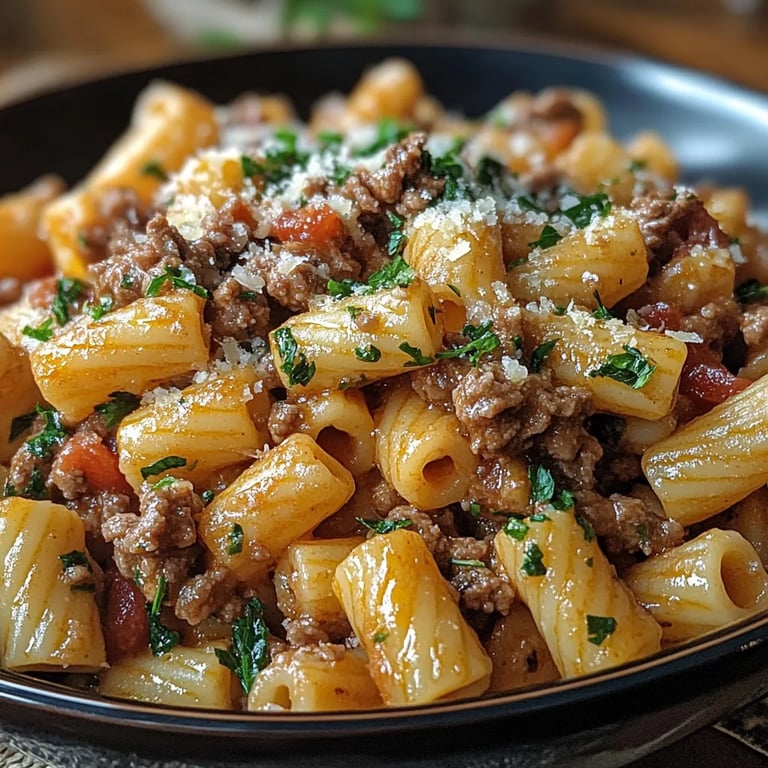 <p>Rindfleisch und Rotini in Knoblauch-Parmesan-Soße: Das Unglaubliche Ultimative Rezept für 4 Personen</p>