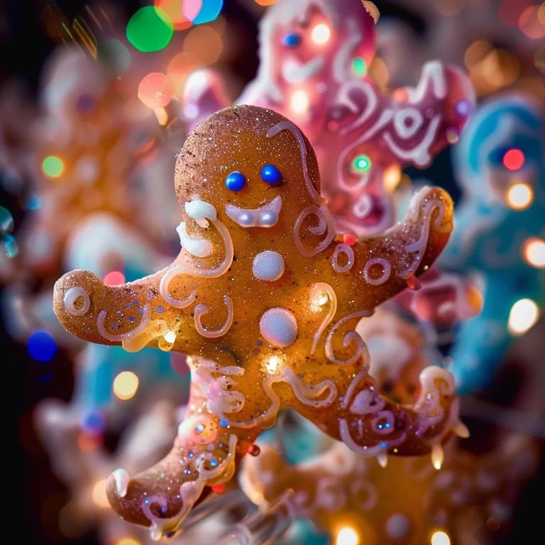 De délicieux petits bonshommes en pain d’épices pour Noël