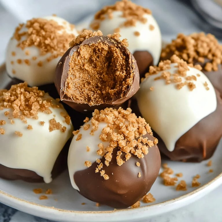 Easy No-Bake Biscoff Truffles
