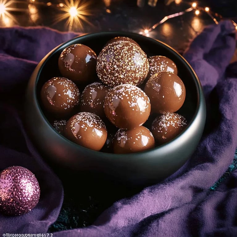 Spekulatius Kugeln - Pralinen für Weihnachten