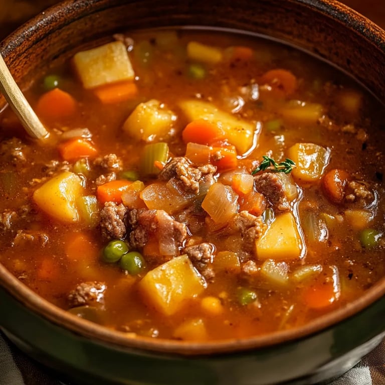 Old Fashioned Vegetable Beef Soup