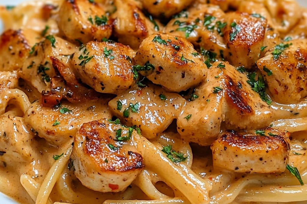 Cashew Cream Cajun Chicken Pasta: An Incredible 5-Star Delight