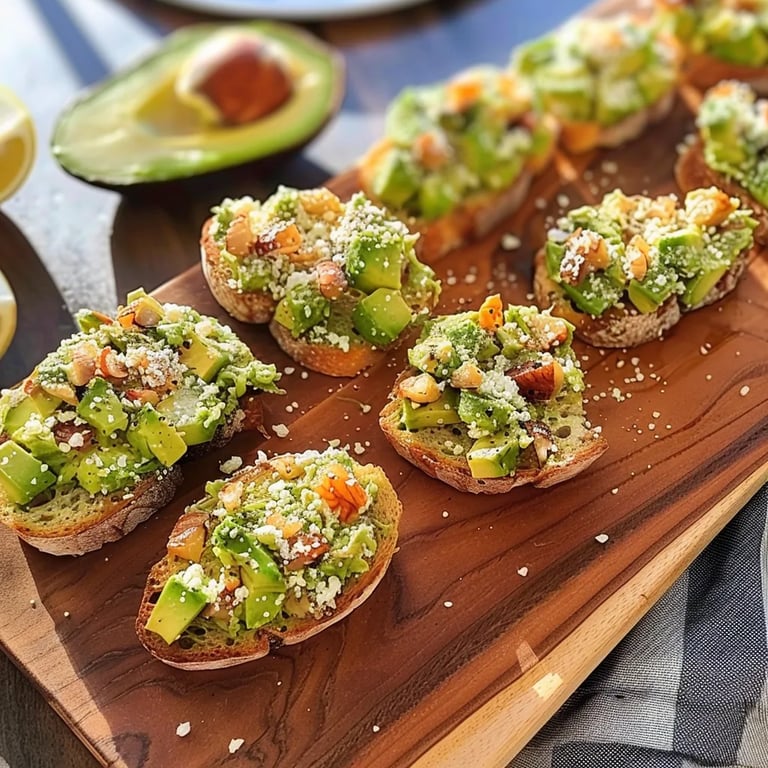 Miniature Avocado Toasts