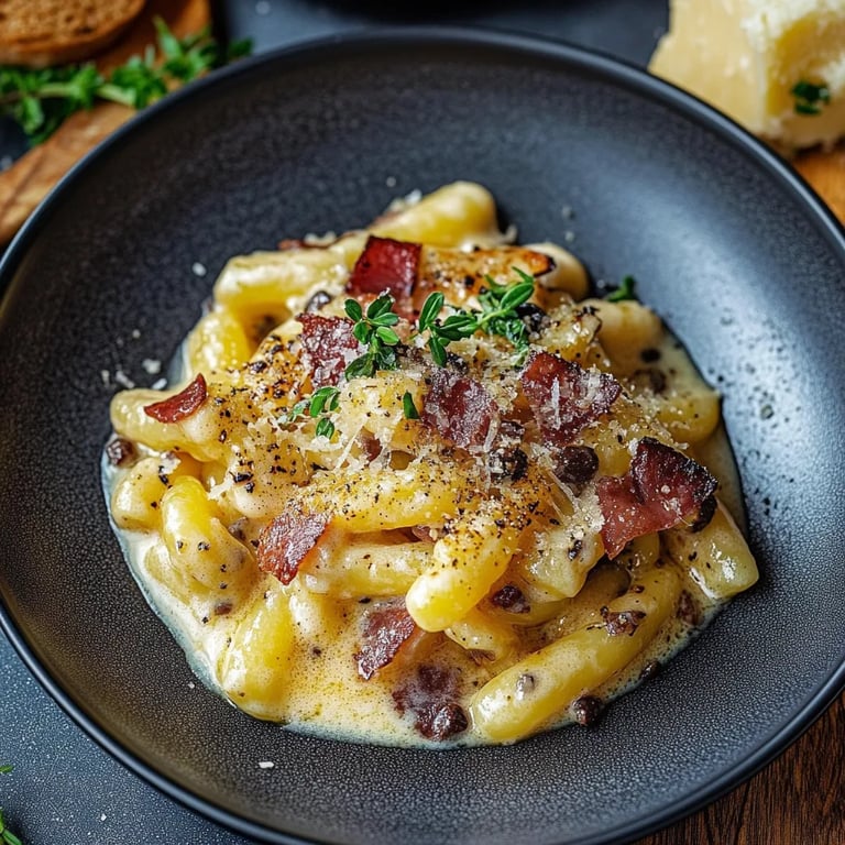 Carbonara Kartoffelauflauf