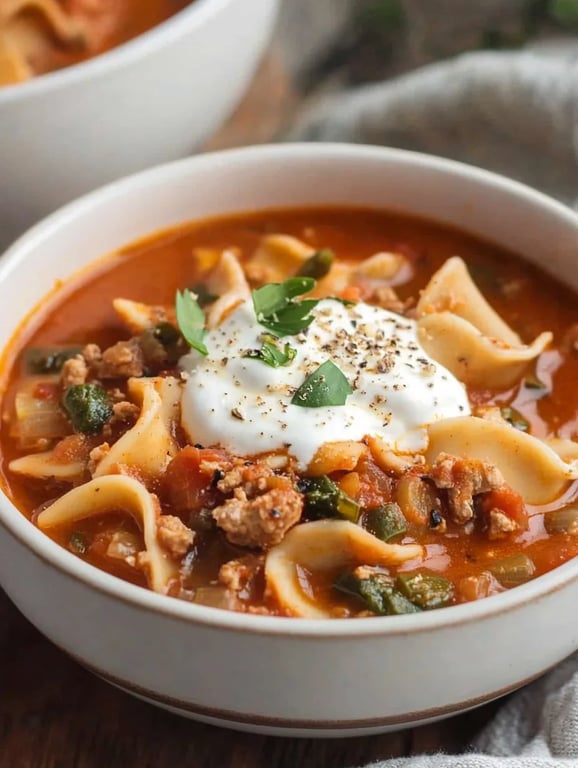 Gluten Free Lasagna Soup