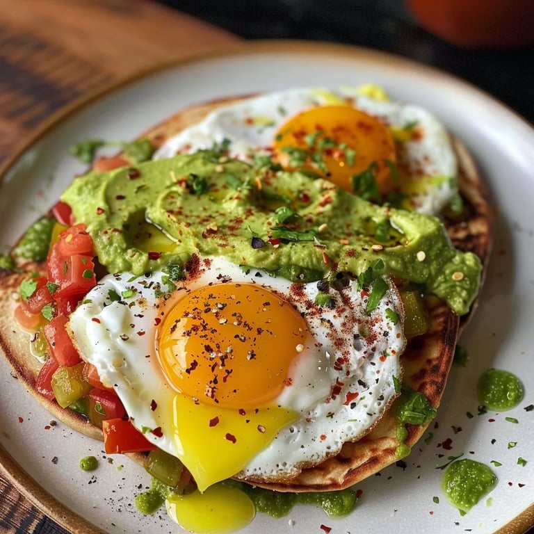 Tostadas de Aguacate con Huevo