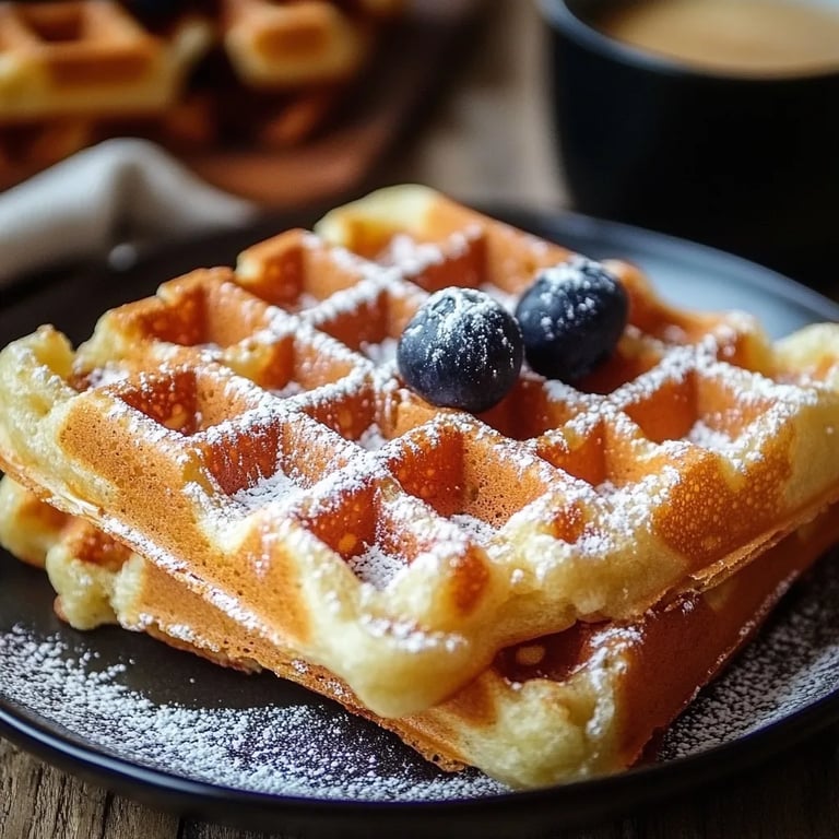 Omas fluffige Waffeln einfach und lecker