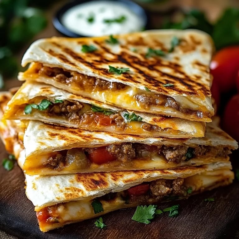 Hackfleisch Quesadillas