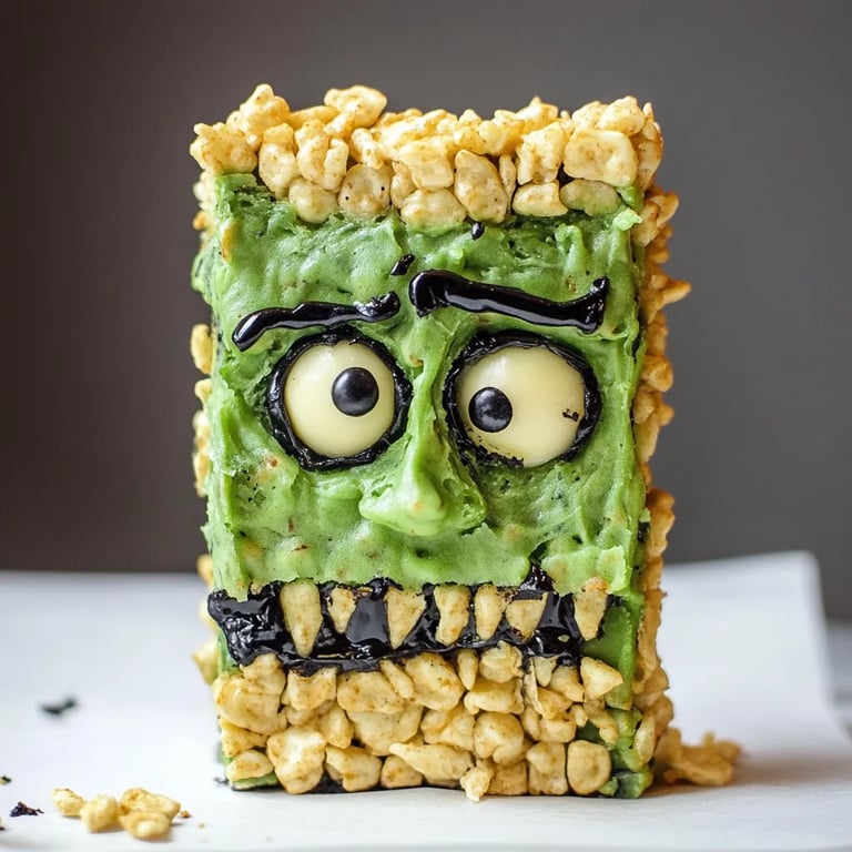 Frankenstein Rice Krispie Treats: An Incredible 7-Step Recipe