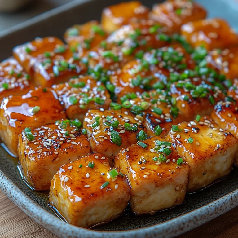 Tofu Crujiente con Miel y Ajo: Una Increíble Receta Esencial