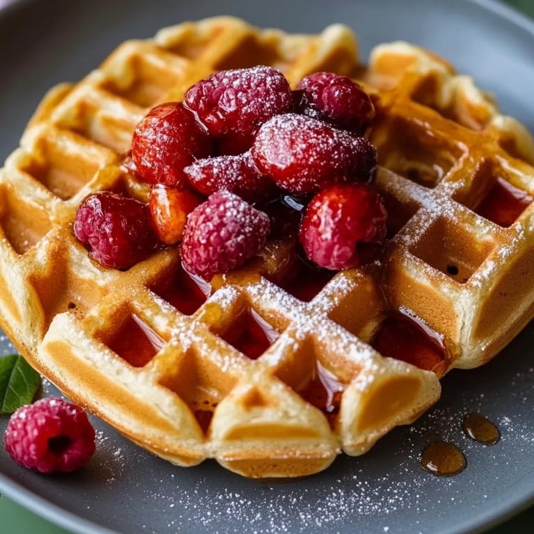 Haferflocken-Waffeln