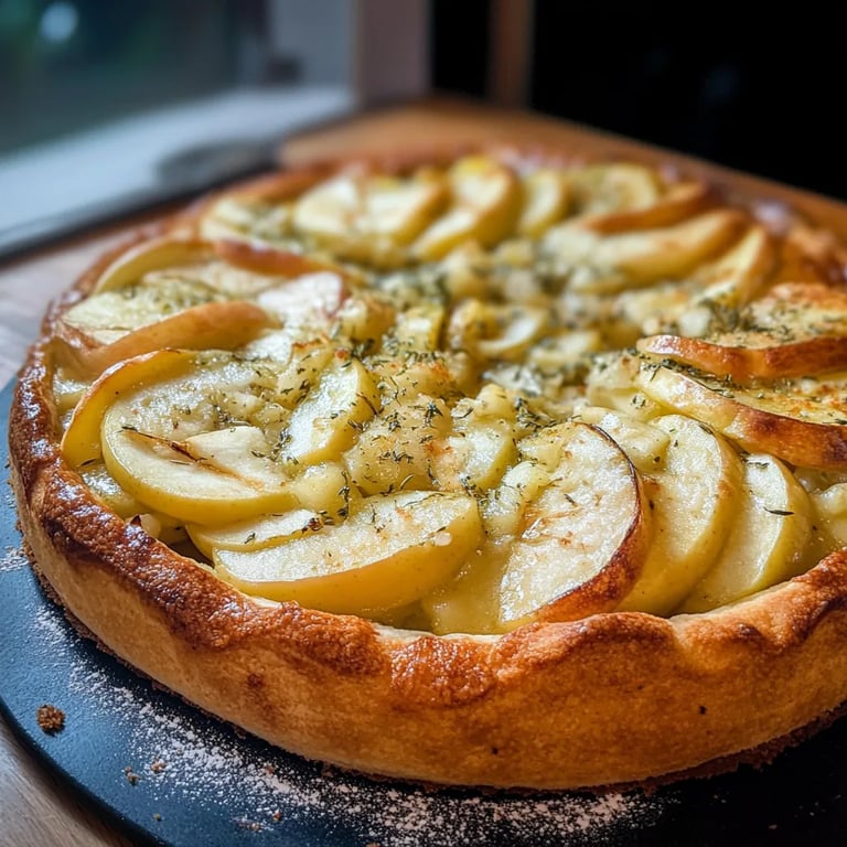 Versunkener Apfelkuchen