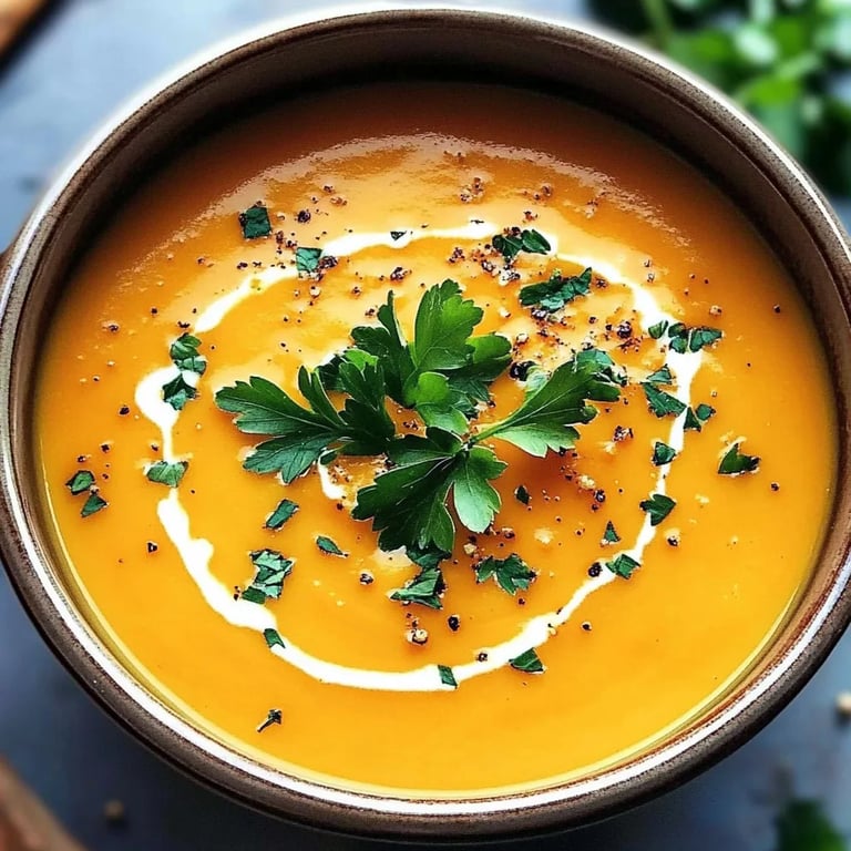 Spicy Butternut Squash Sweet Potato Soup