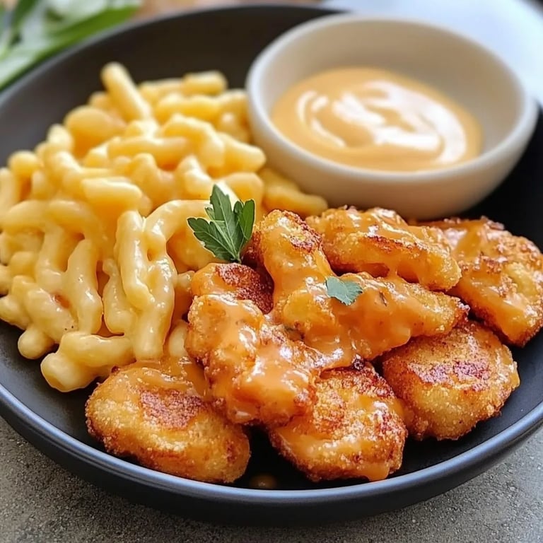 Überbackene Partyschnitzel aus dem Ofen