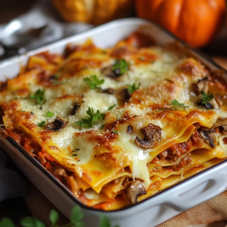 Leckere Kürbislasagne – Herbstliches Rezeptgenuss