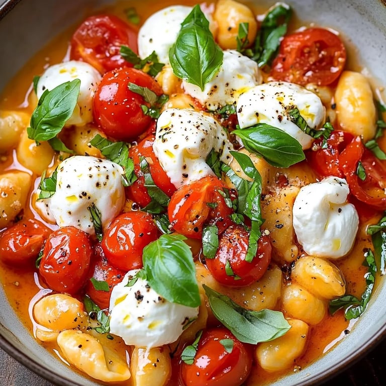 30 Minuten cremige Tomatennudeln mit Burrata