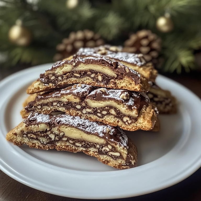 Baumstamm-Plätzchen