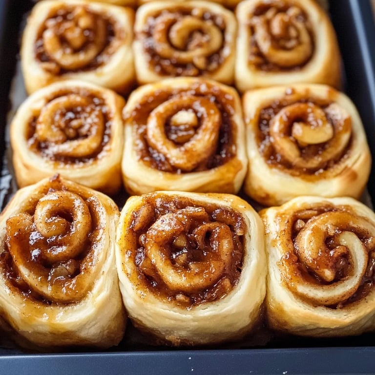 Apple Cinnamon Rolls With Apple Pie Filling