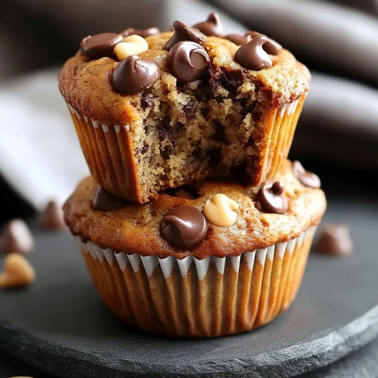 Banana Chocolate Chip Muffins