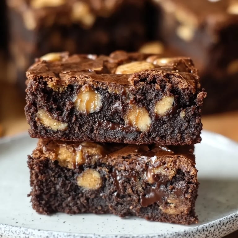 Banana Peanut Butter Brownies