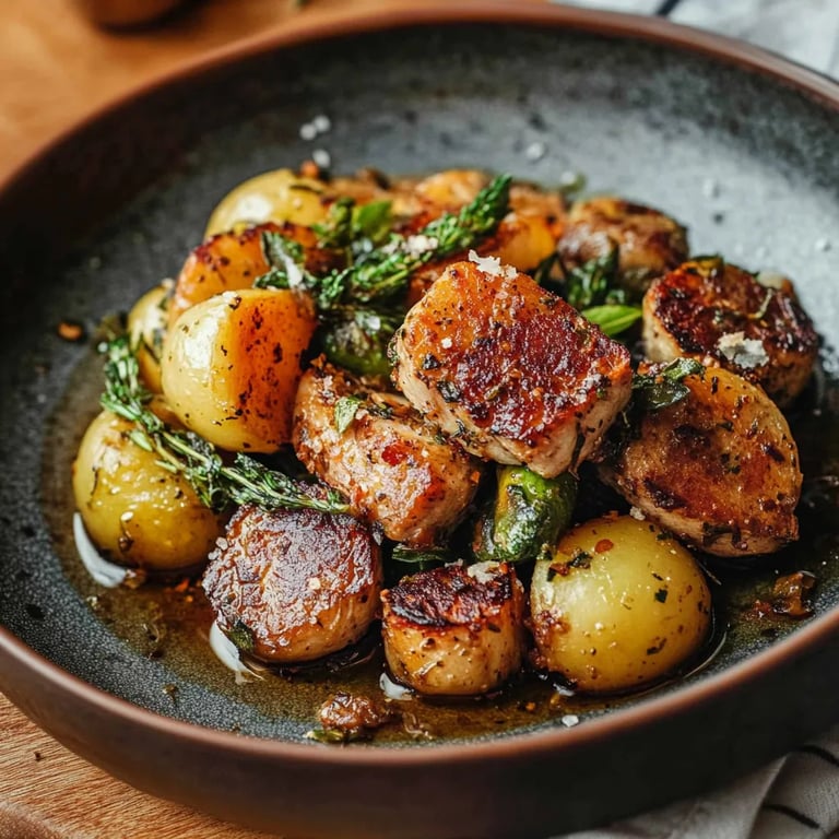 Rosenkohl-Kartoffel-Pfanne