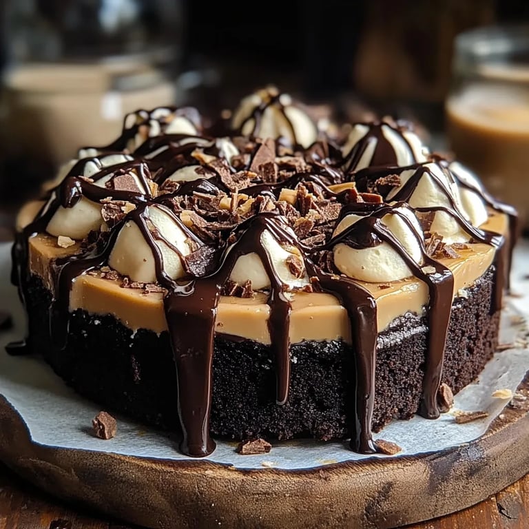 Brownie-Boden-Käsekuchen