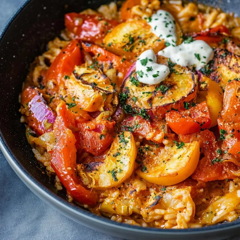 Paprika-Hähnchen-Pfanne