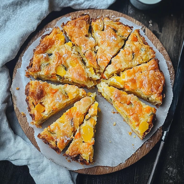Gemüsekuchen mit Kartoffeln
