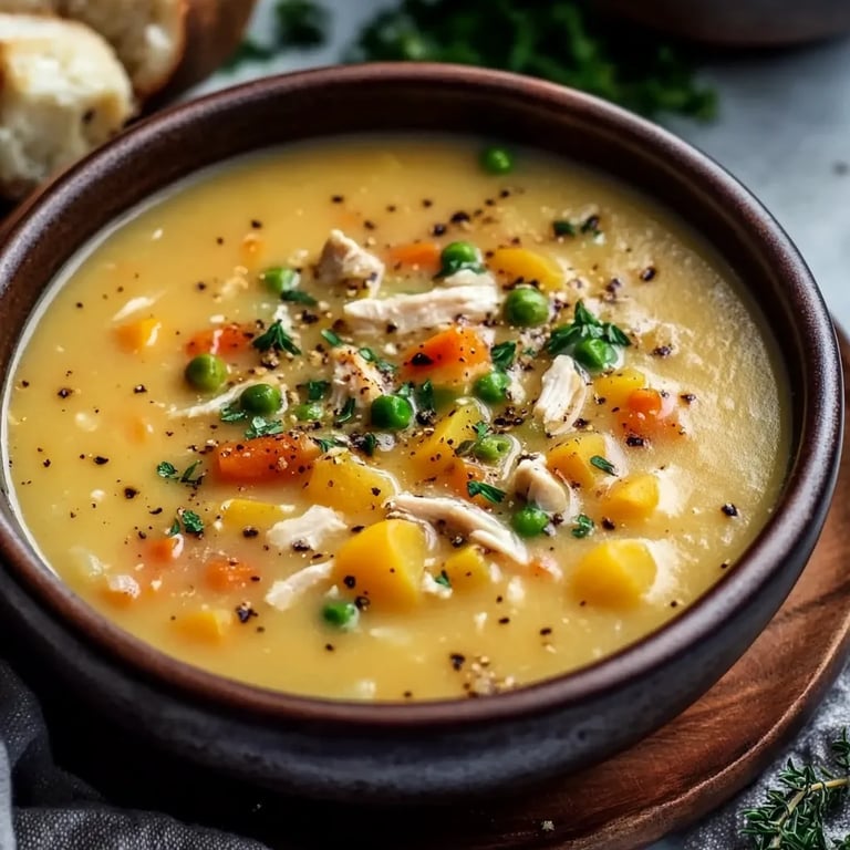 Hearty Chicken Potato Soup