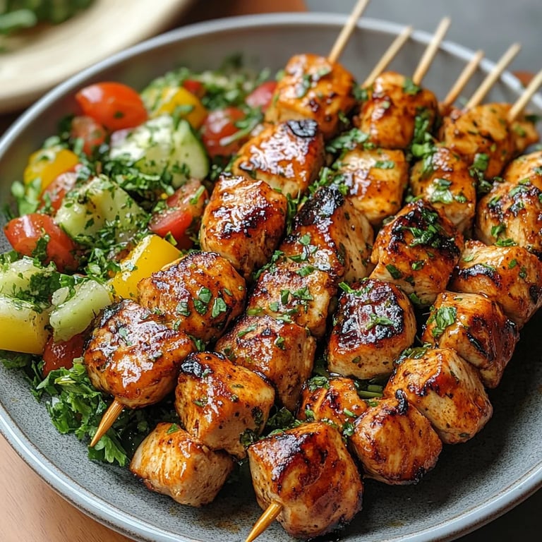 BBQ Chicken Skewer Salad: An Amazing Ultimate Recipe